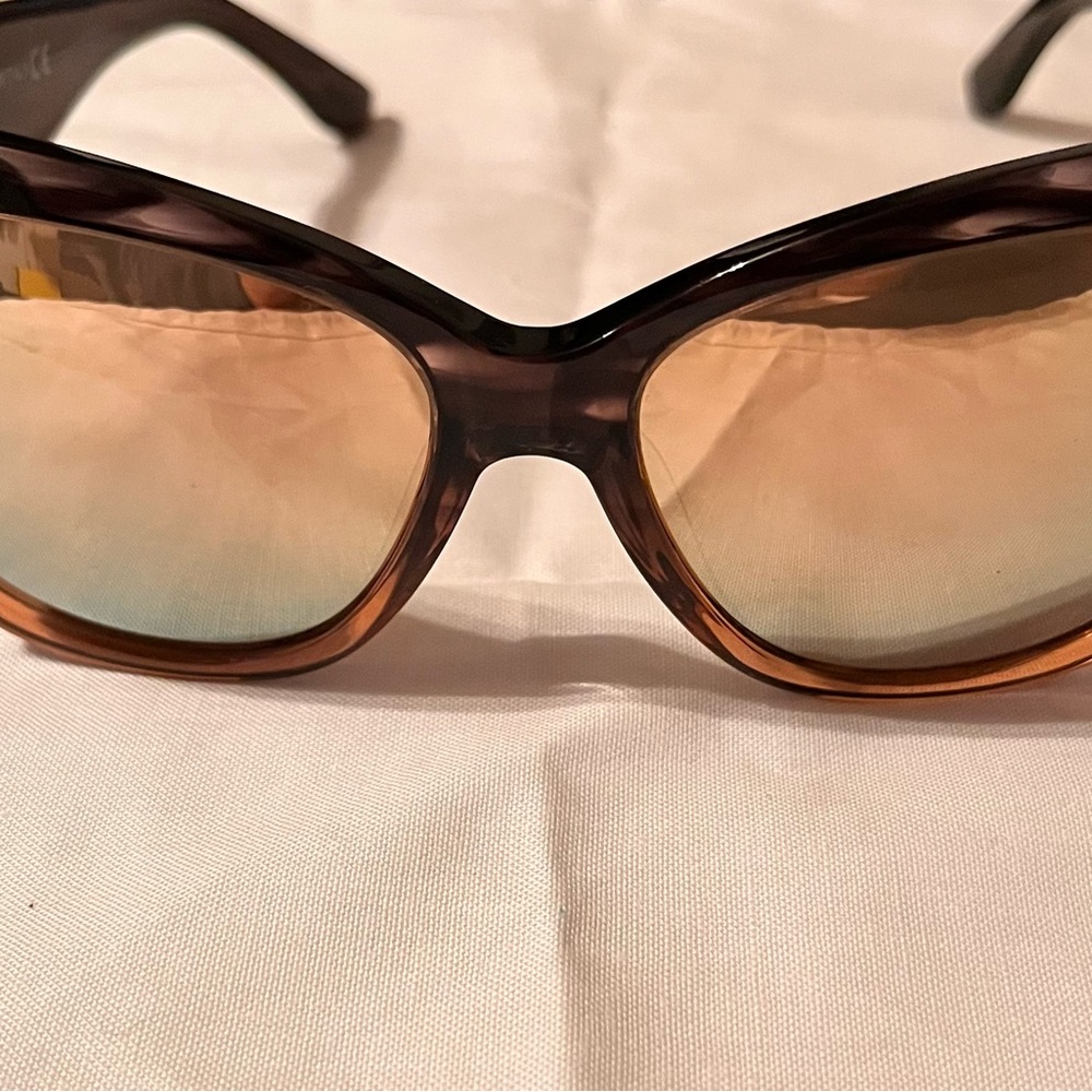 Tom Ford Anoushka TF371 Melange Grey Acetate Cateye mirrored sunglasses - Picture 8 of 10
